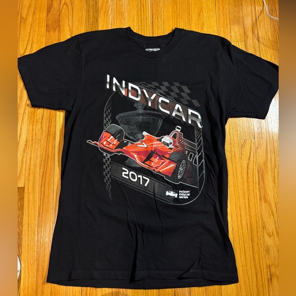 IndyCar Series 2017 Schedule Black T-Shirt – Adult Medium - Picture 1 of 6